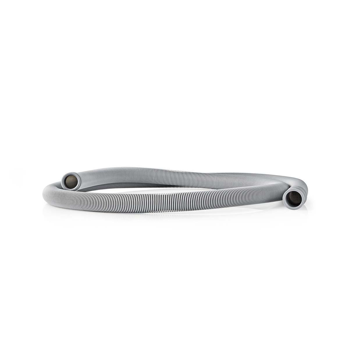Nedis Tuyau d'évacuation 21 mm 19 mm 1.5 Bar 90 °C 1.00 m Application: Machine à laver / Plat Gris