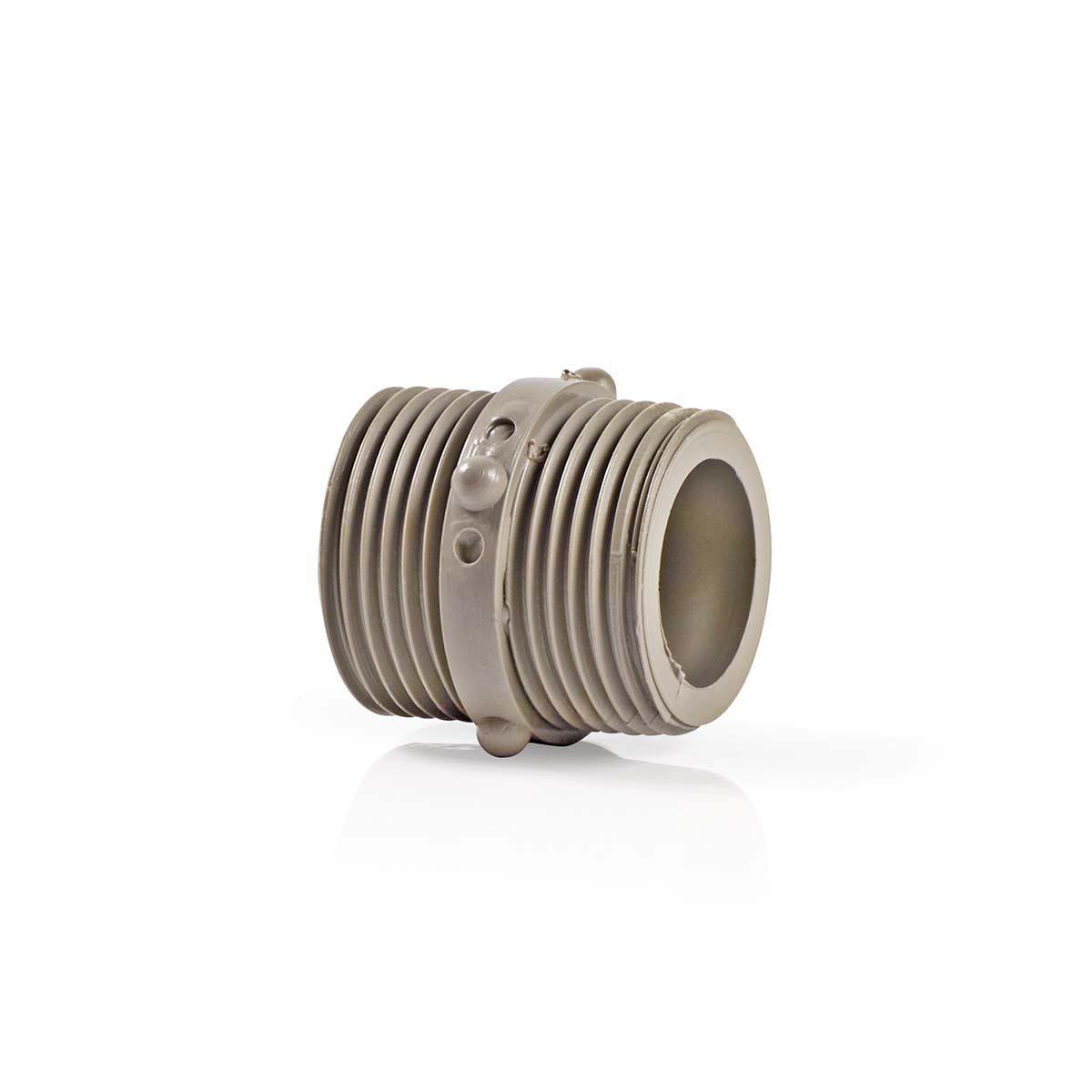 Nedis Adaptateur pour Tuyau 3/4'' 3/4'' Plastique Gris