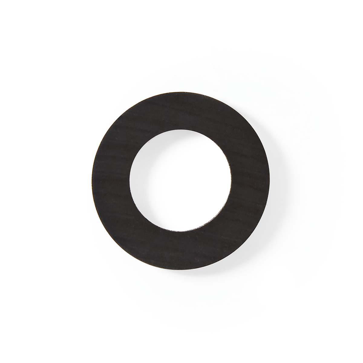 Nedis Joint en caoutchouc pour les tuyaux 1/2'' 10 pièces Noir