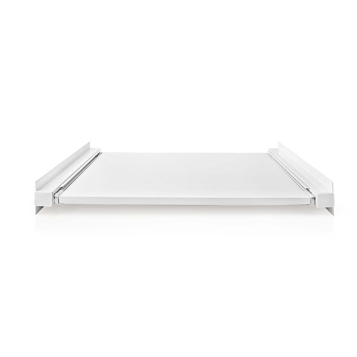 Nedis Kit de Superposition pour Lave-linge/Sèche-linge Tablette coulissante Blanc