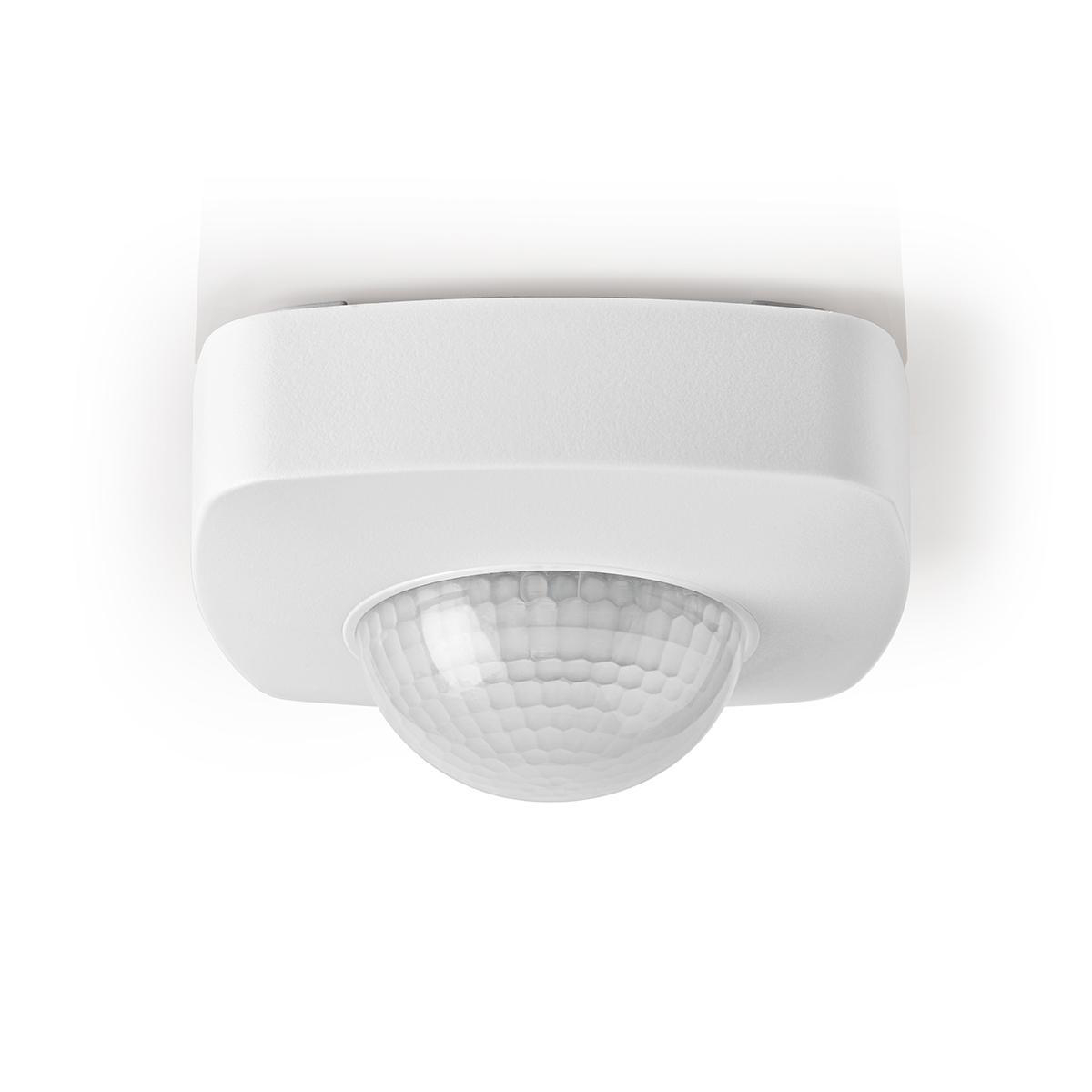 Nedis Détecteur de mouvement Intérieur et Extérieur 3-Wire Type F (CEE 7/7) 360 ° 5 - 300 W 300 W 1200 W 3 - 2000 Lux Capteurs: PIR Portée du capteur: 2.0 - 8.0 m