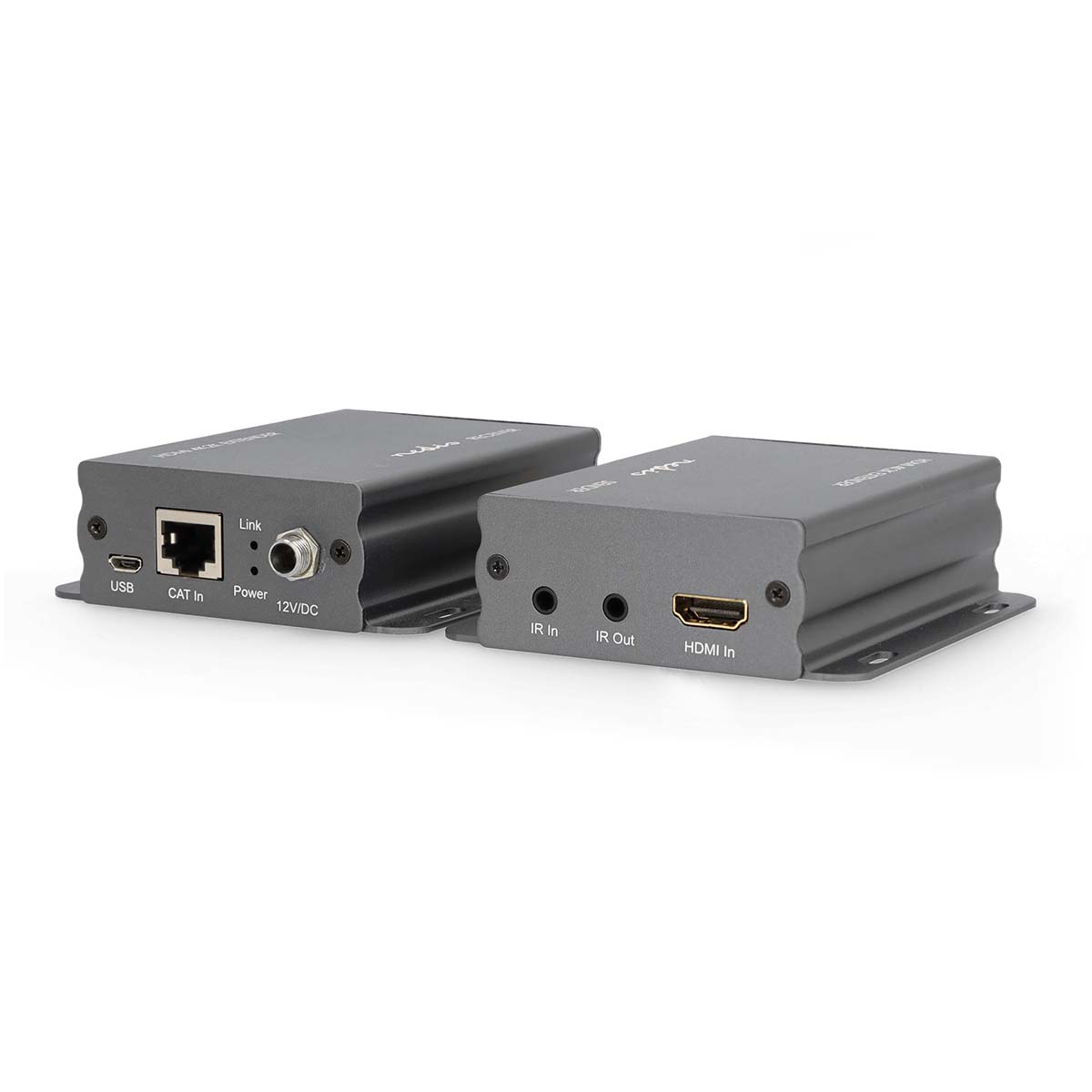 Nedis Extenseur HDMI Superieur Cat6e Up to 50.0 m 4K@30Hz 10.2 Gbps Fonction de retour IR Métal Anthracite