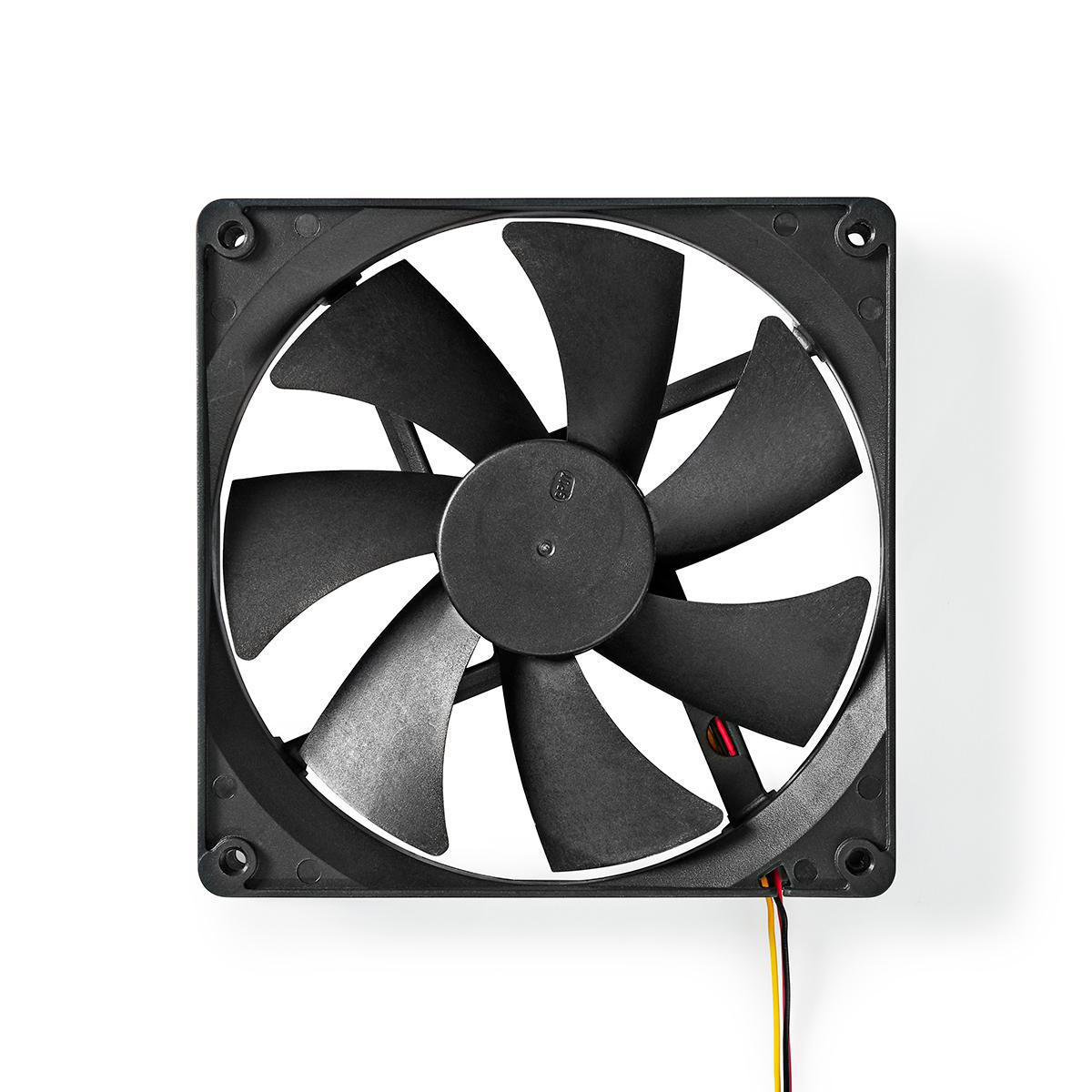 Nedis Ventilateur DC DC Taille du ventilateur: 140 mm 3-Pin 24.9 dBA Noir