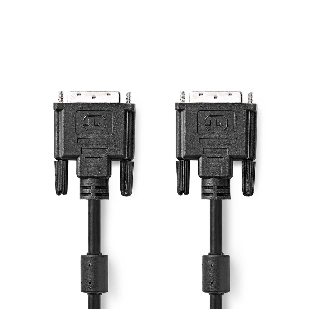Nedis Câble DVI-D 24 + 1 broches mâle vers DVI-D 24 + 1 broches mâle 3.00 m Noir