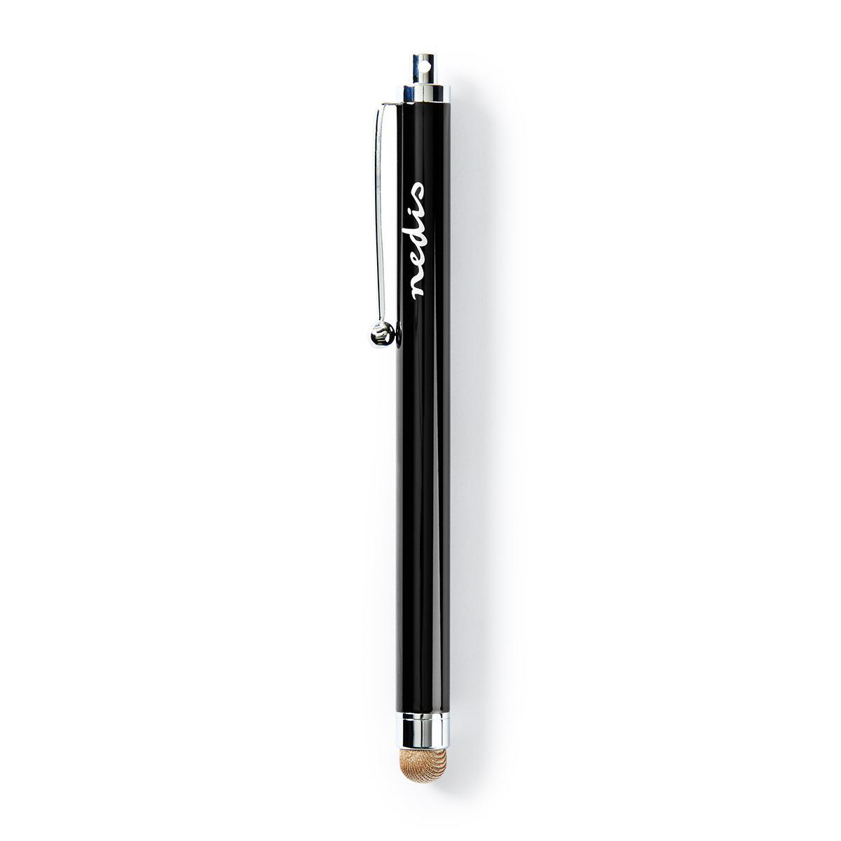 Nedis Stylet Utilisé pour: Smartphone / Tablette Pointe en tissu de cuivre 1 pièces Avec clip Noir