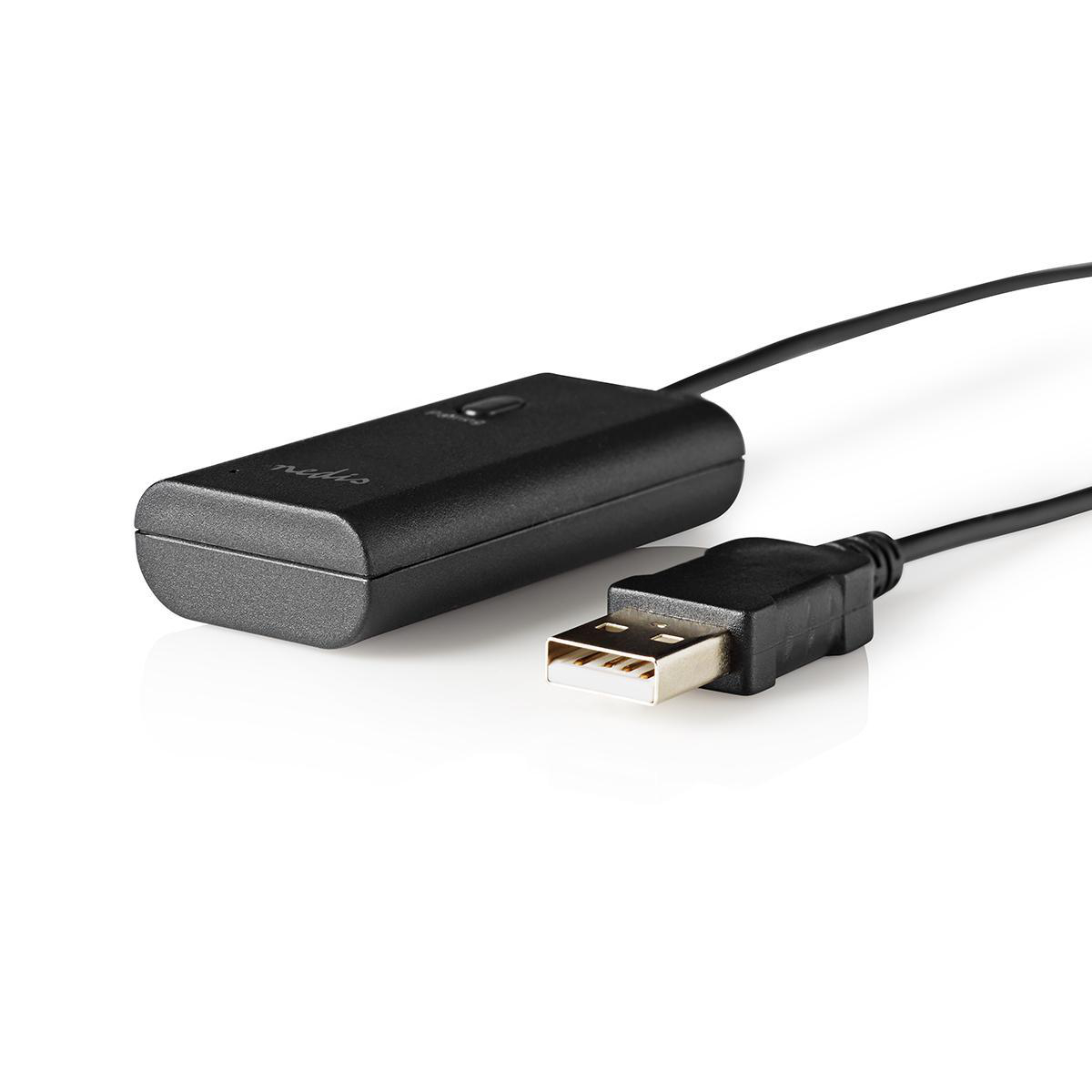 Nedis Emetteur Bluetooth Entrée de connexions: 1x AUX / 1x USB SBC Jusqu'à 1 appareil Noir