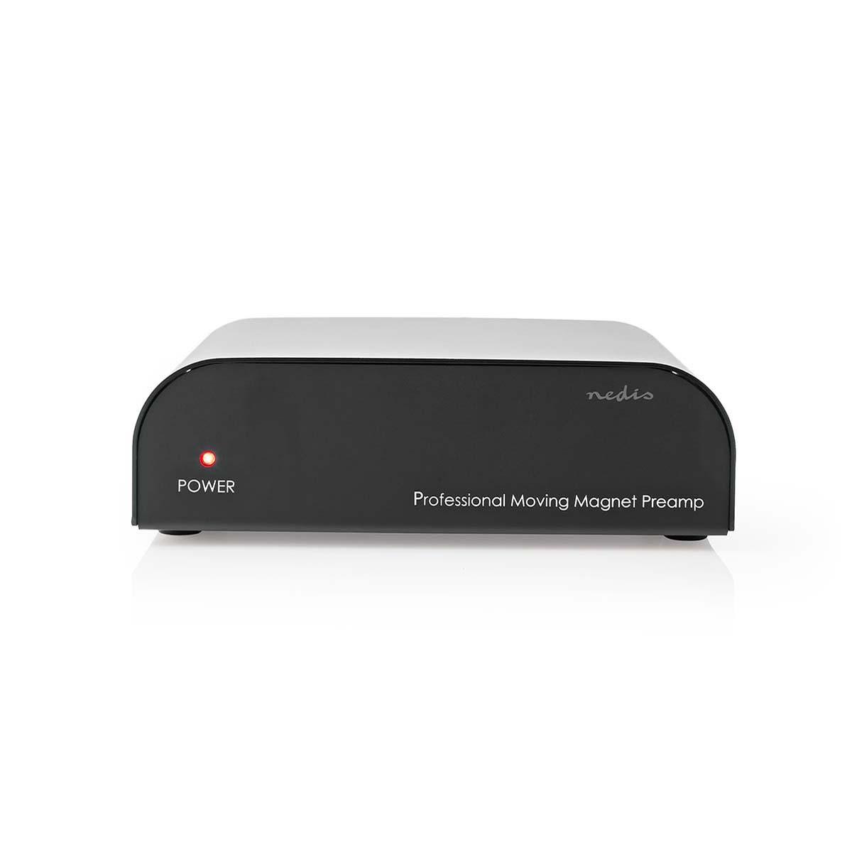 Nedis Préamplificateur | Entrée de connexions: 1x RCA | Sortie de connexions: 1x RCA | 2 Canaux | Phono / Plaque tournante | Automatique | Noir