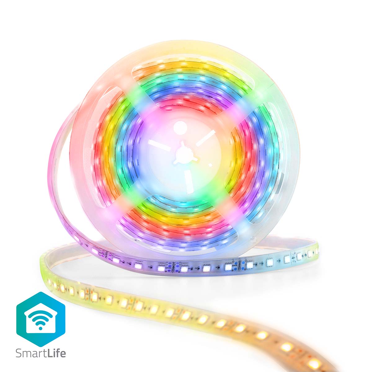 Nedis Bande LED SmartLife Wi-Fi Multi couleur SMD 5.00 m IP65 2700 K 960 lm Android™ / IOS