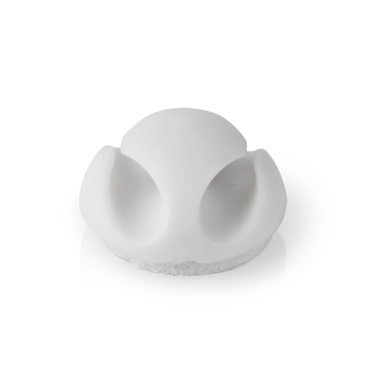 Nedis Gestion des câbles Clip de câble Cliquez et Go 6 pièces Nombre de slots: 2 Emplacements Épaisseur maximale du câble: 5.3 mm TPE Blanc