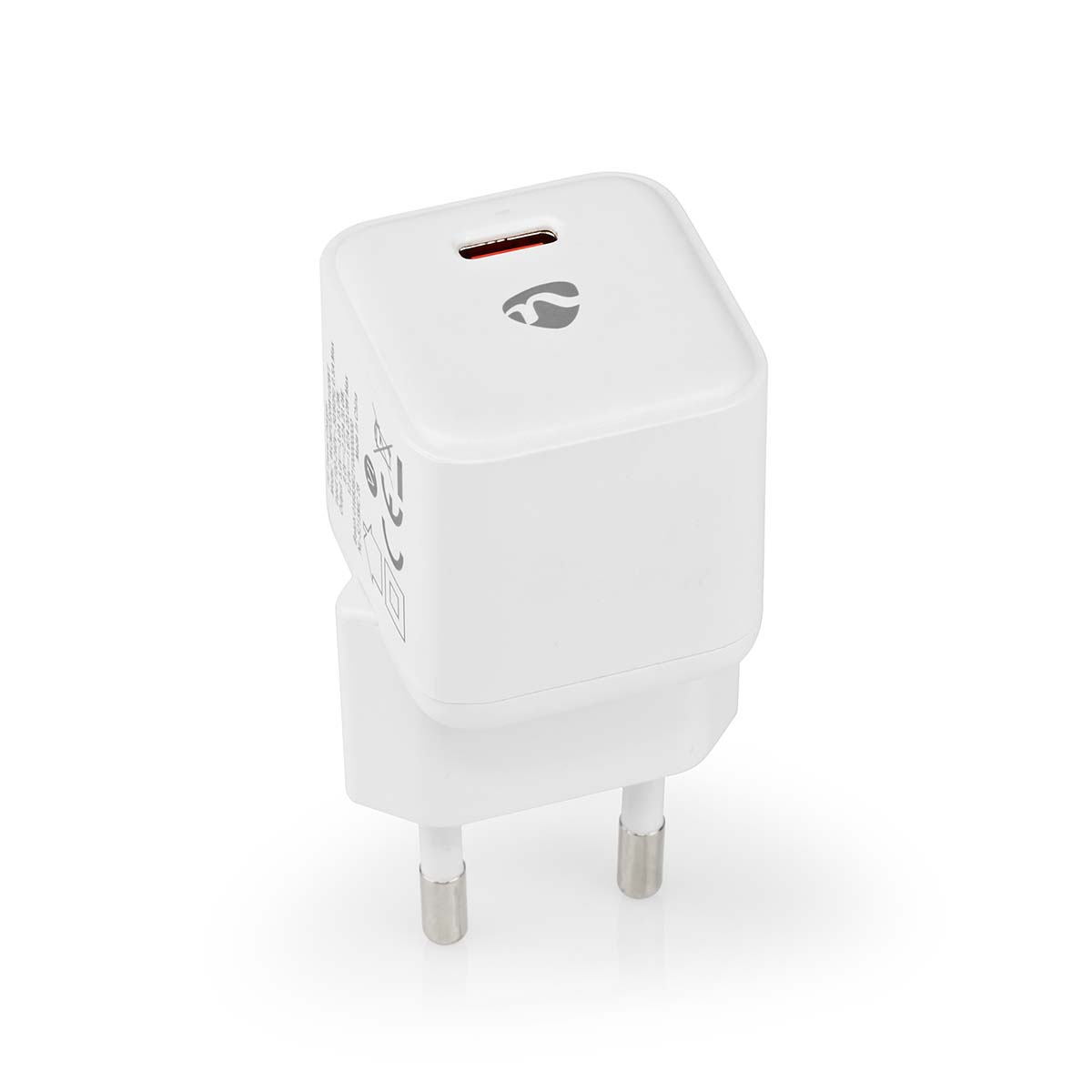 Nedis Chargeur secteur 1 port USB-C 20W (Blanc)