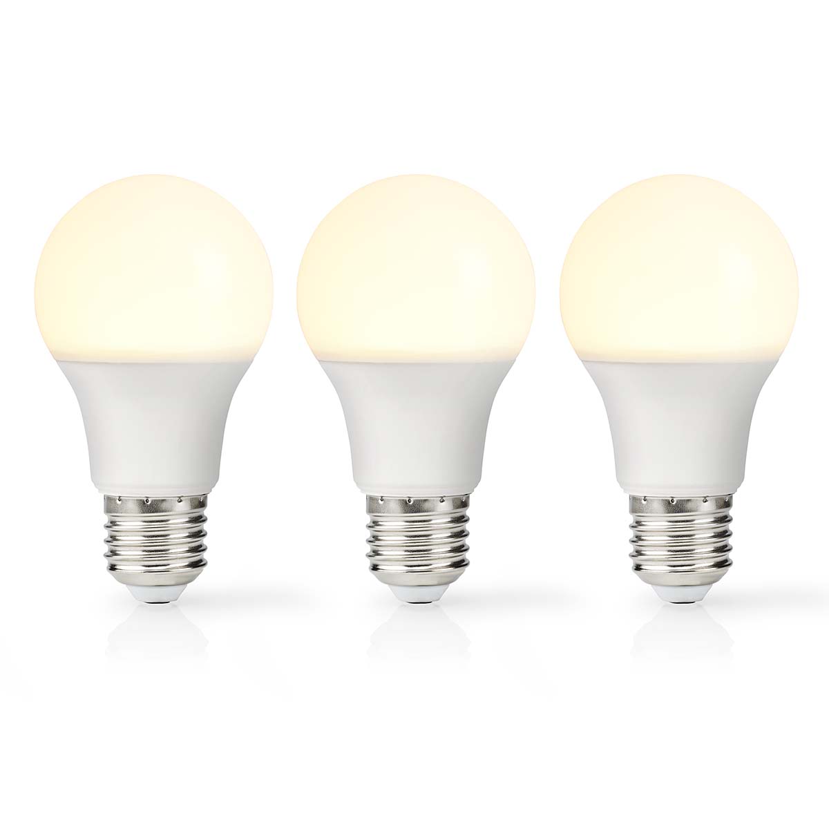Nedis Ampoule LED E27 A60 4.9 W 470 lm 2700 K Blanc Chaud Style rétro Givré 3 pièces