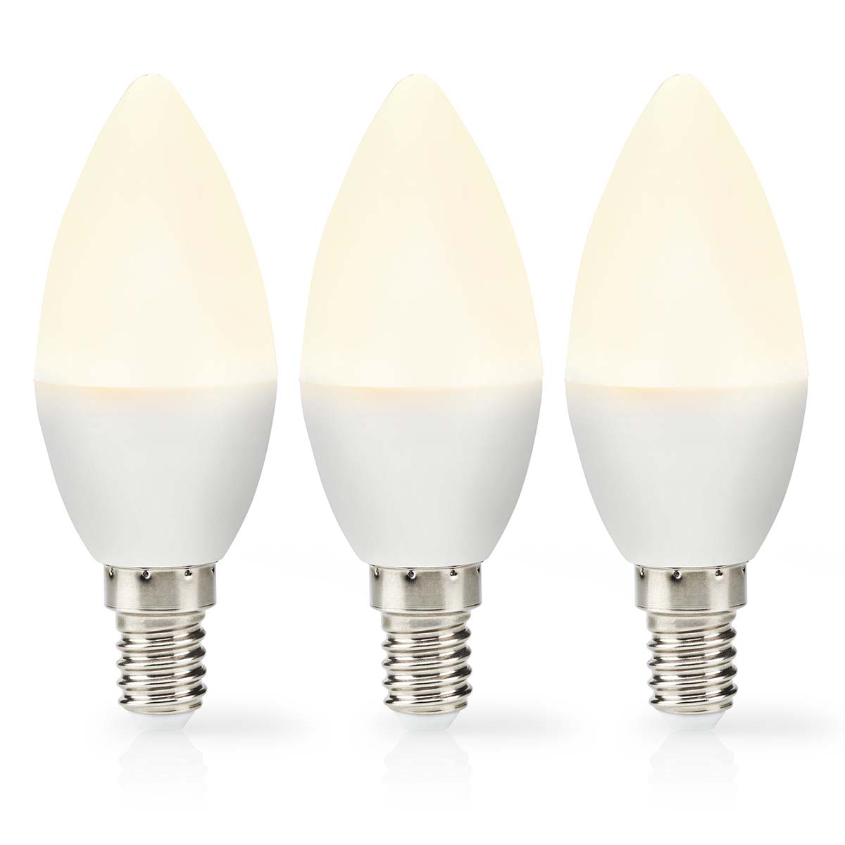 Nedis Ampoule LED E14 Bougie 2.8 W 250 lm 2700 K Blanc Chaud Givré 3 pièces