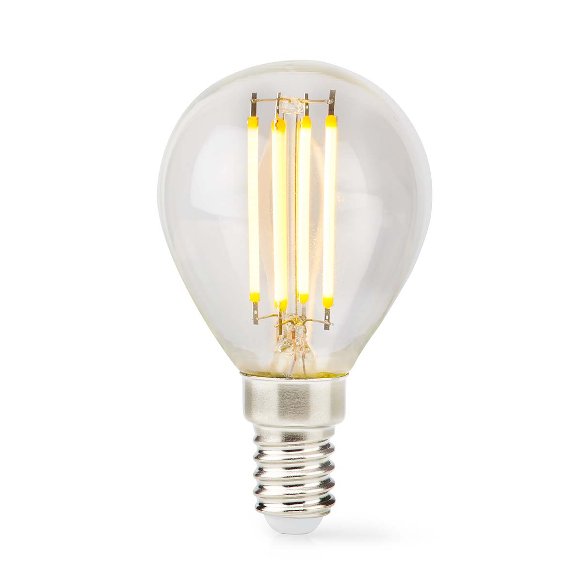 Nedis Lampe LED Ampoule E14 G45 4.5 W 470 lm 2700 K Dimmable Blanc Chaud Style rétro 1 pièces Clair