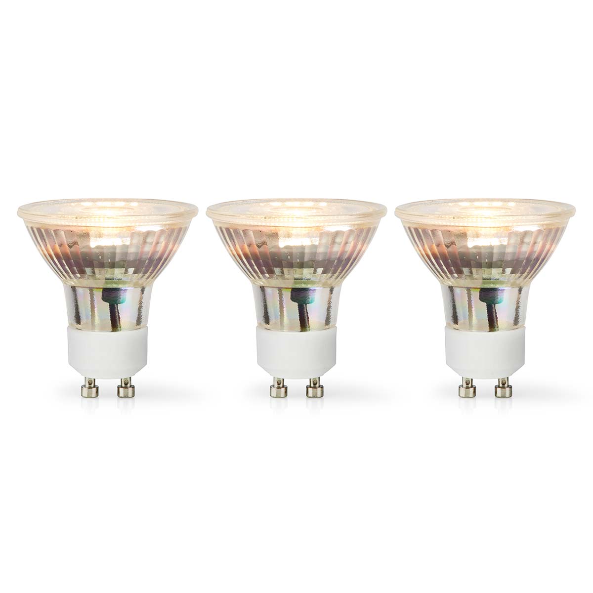 Nedis Ampoule LED GU10 Spot 4.5 W 345 lm 2700 K Blanc Chaud Style rétro 3 pièces