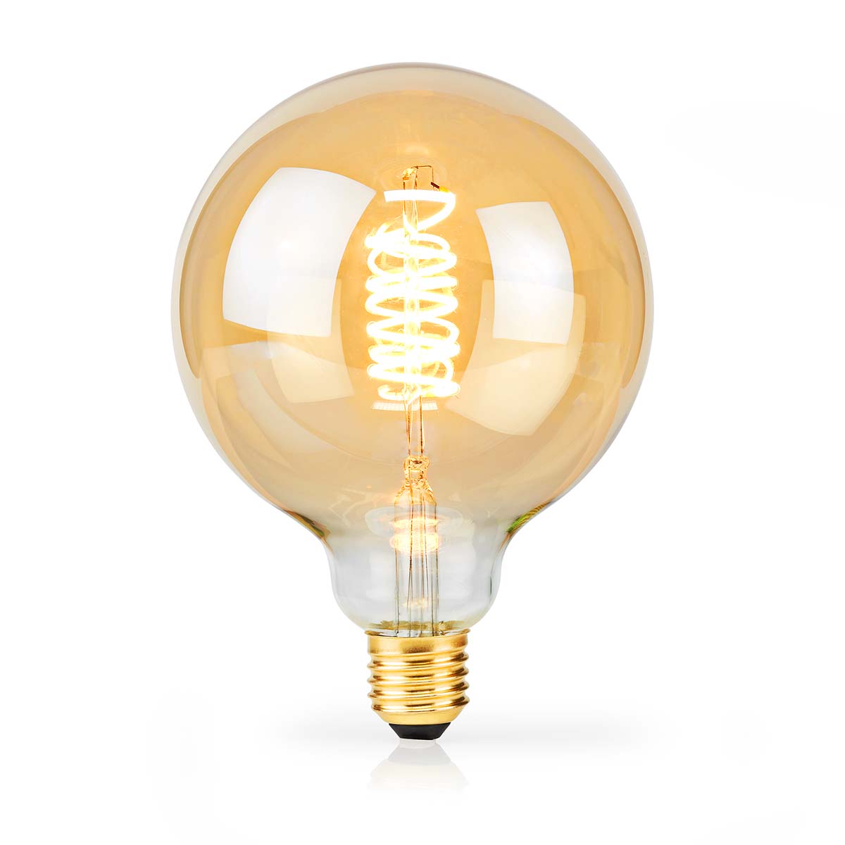 Nedis Ampoule LED filament E27 G125 3.8 W 250 lm 2100 K Dimmable Blanc très chaud Style rétro 1 pièces