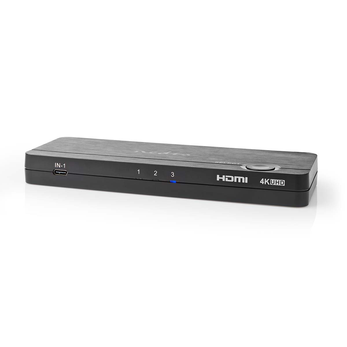 Nedis Convertisseur HDMI USB-C™ Femelle / 2x entrée HDMI ™ / 4x USB A Female 1x HDMI™ sortie Une voie 4K@60Hz 18 Gbps ABS Anthracite