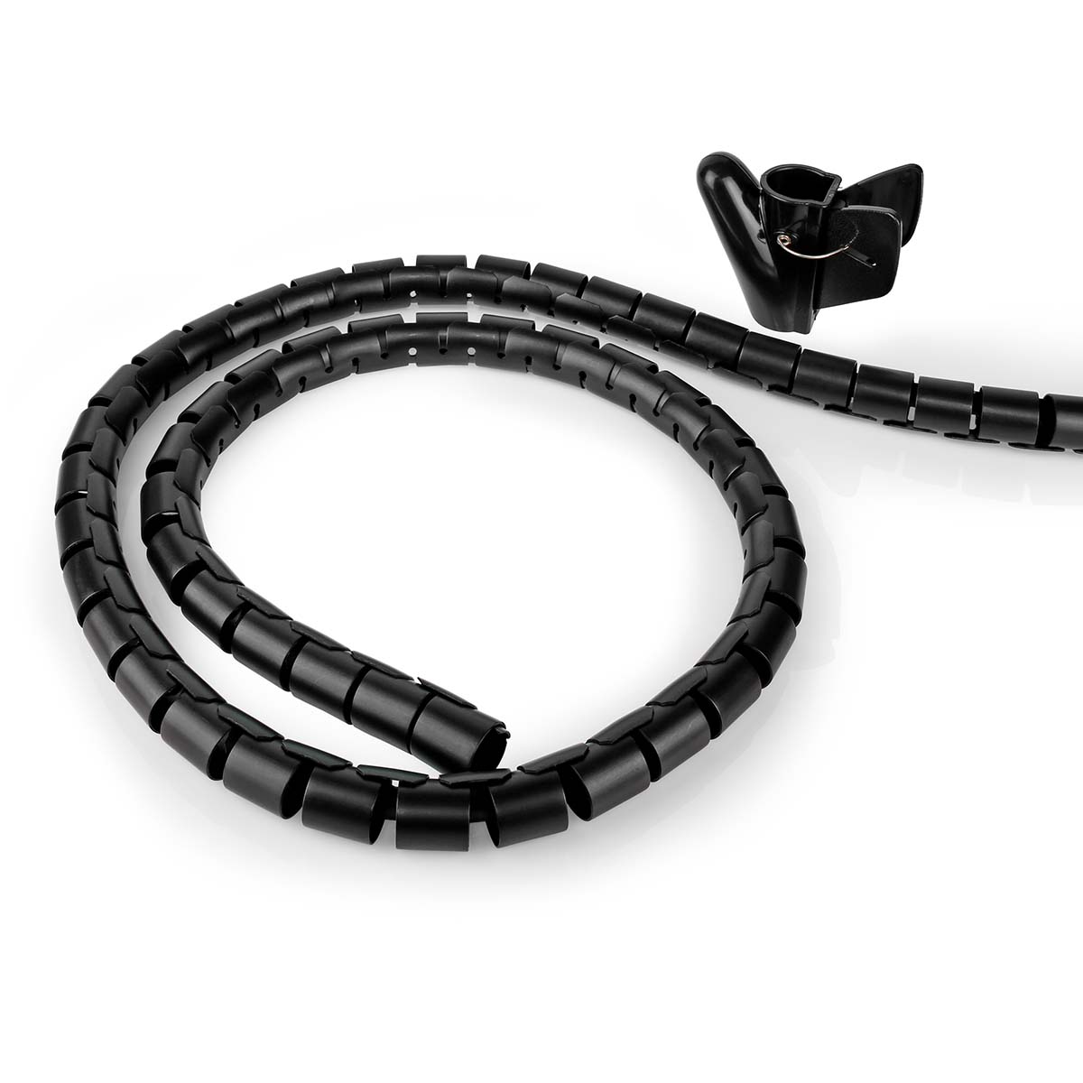 Nedis Gestion des câbles Manchon en spirale 1 pièces Épaisseur maximale du câble: 28 mm PE Noir