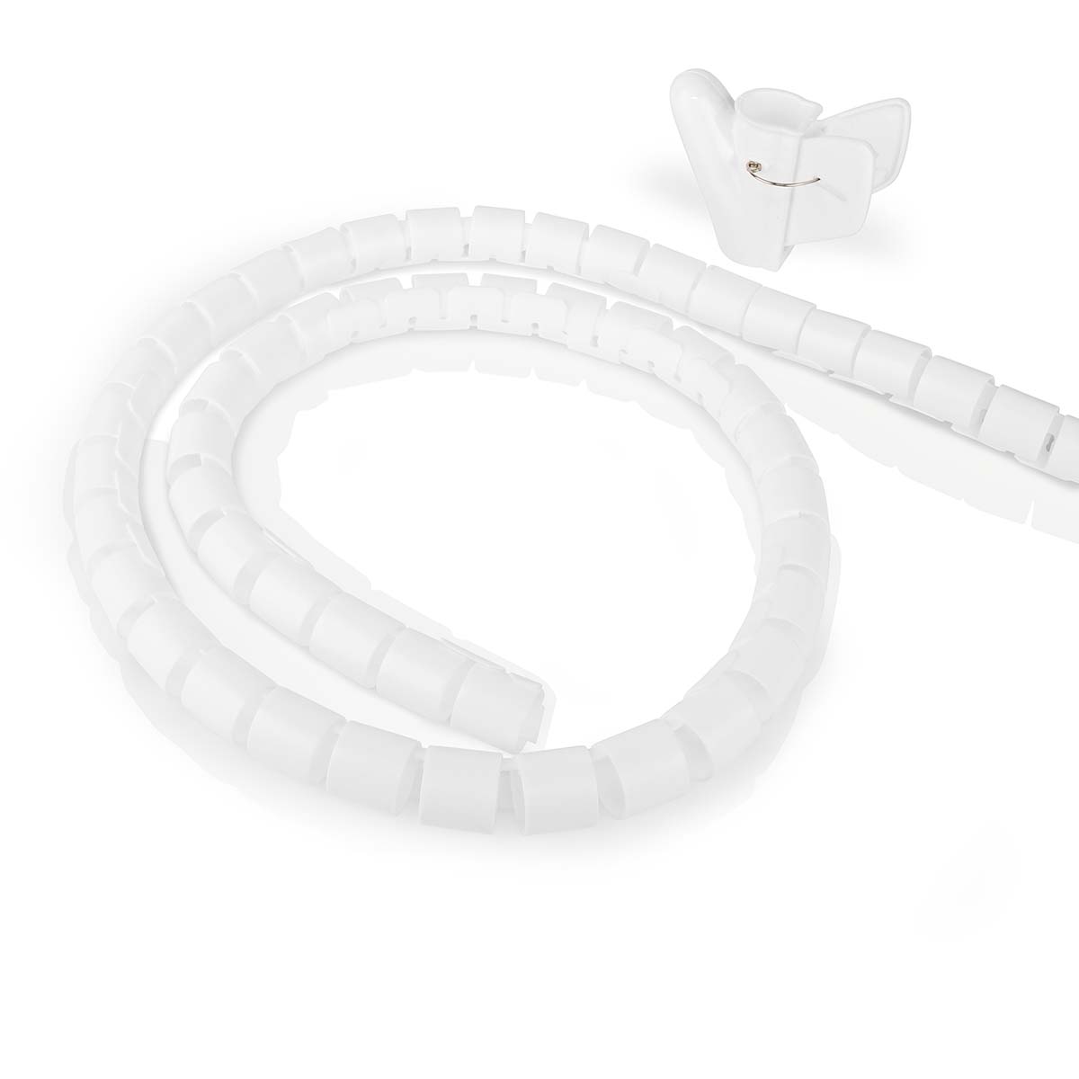 Nedis Gestion des câbles Manchon en spirale 1 pièces Épaisseur maximale du câble: 32 mm PE Blanc