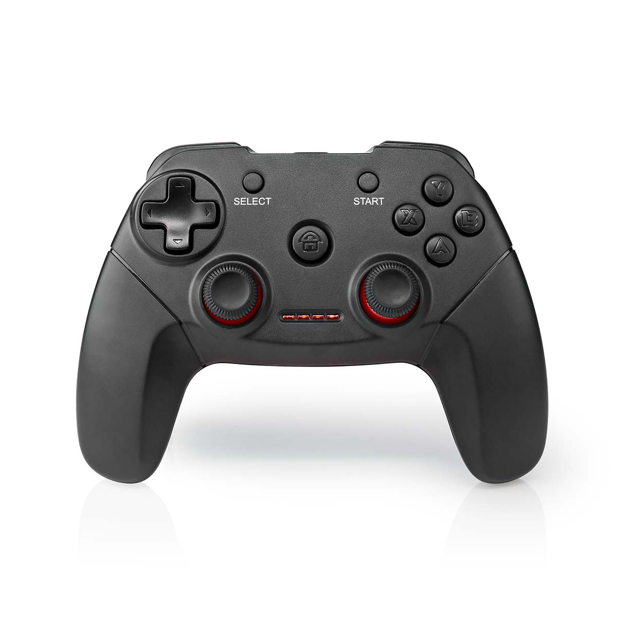 Nedis Manette de jeu Sans Fil Alimenté par pile PC Nombre de boutons: 11 Longueur de corde: 1.00 m Noir