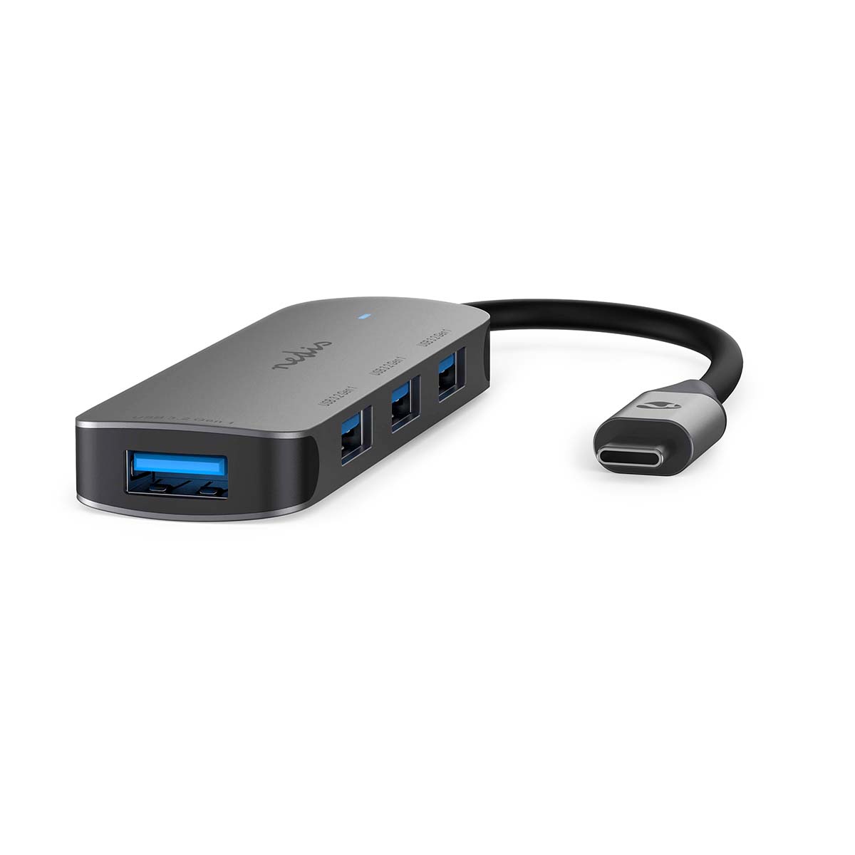 Nedis Hub USB 1x USB-C 4x USB A Female 4-Port port(s) USB 3.2 Gen 1 Alimenté par port USB 5 Gbps