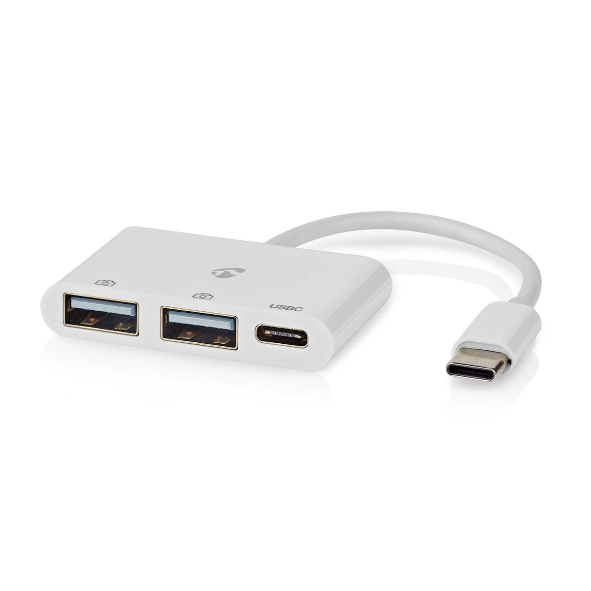 Nedis Hub USB 1x USB-C™ 1x USB-C™ / 2x USB 2.0 A Female 3-Port port(s) Alimenté par port USB