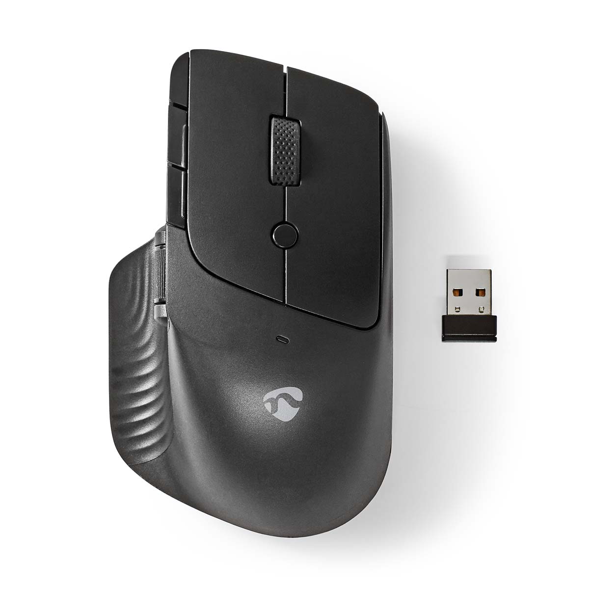 Nedis Souris Sans Fil 800 / 1200 / 1600 dpi PPP (DPI) réglable Nombre de boutons: 6 Droitier