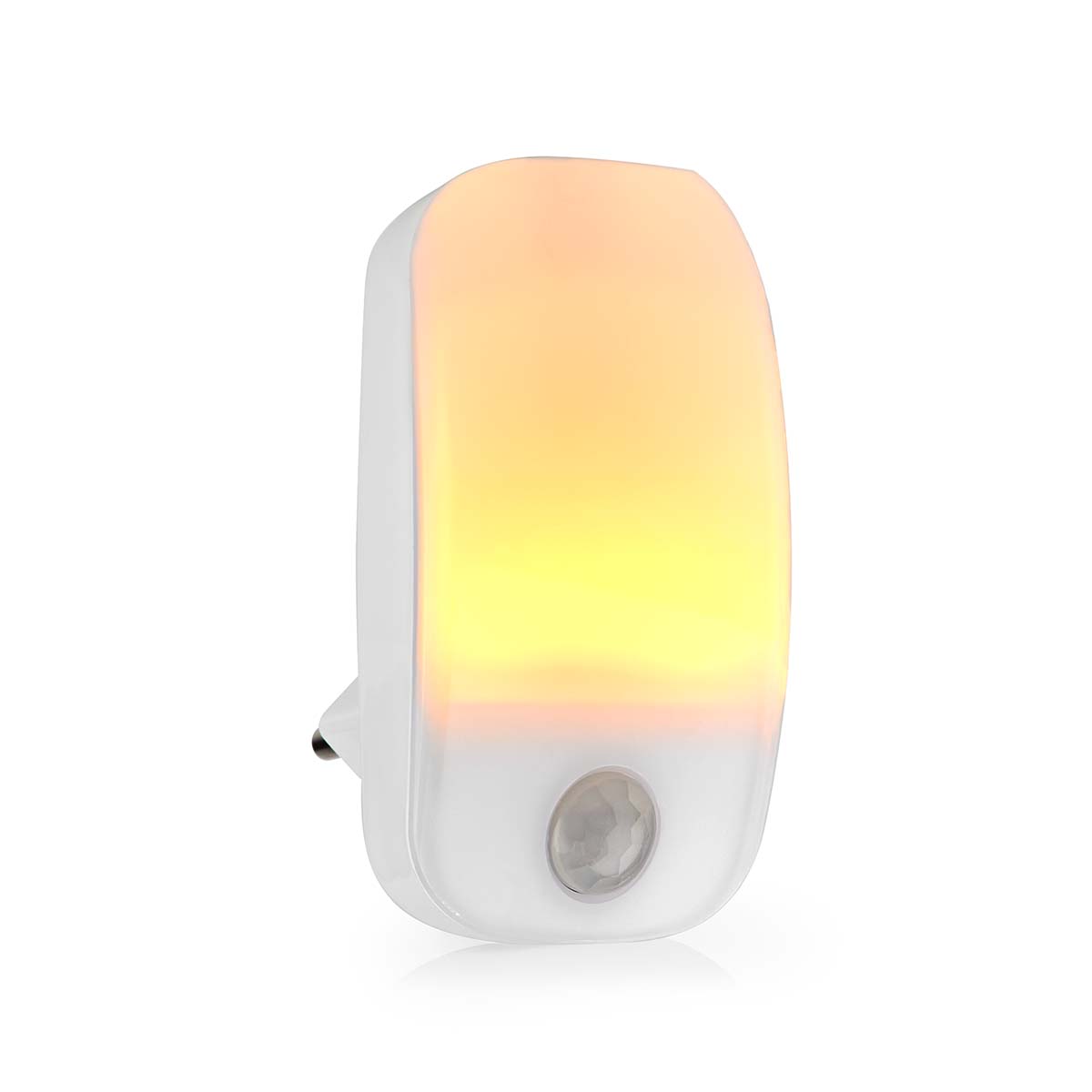 Nedis Veilleuse LED Capteur de mouvement Capteur jour / nuit 0.55 W 11 lm Blanc Chaud