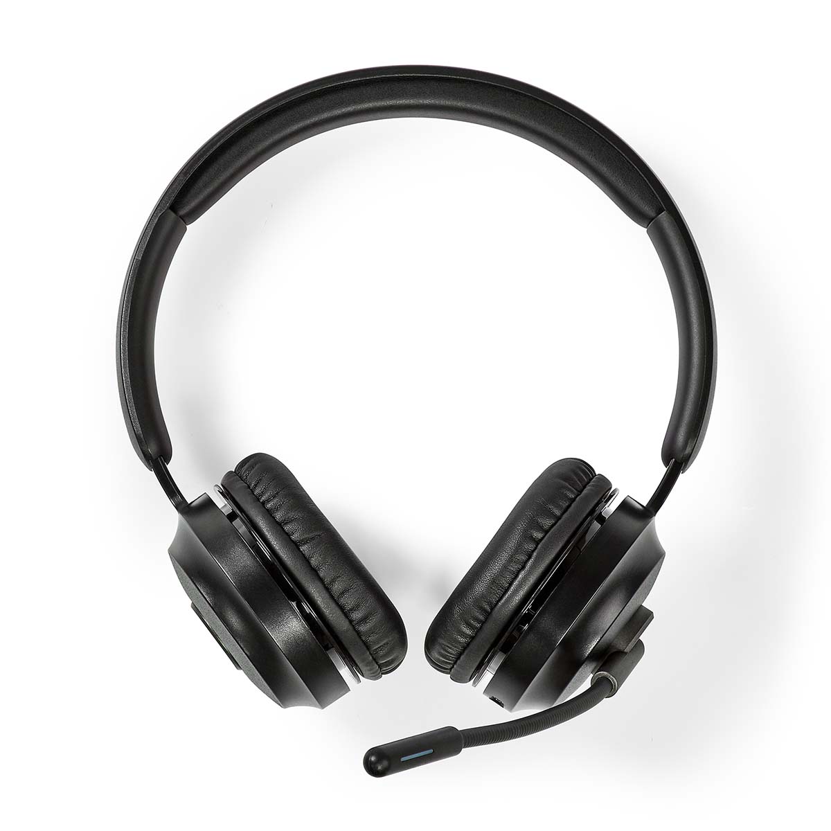 Nedis Casque PC Supra Auriculaire Stereo Bluetooth Rabattable Microphone Noir