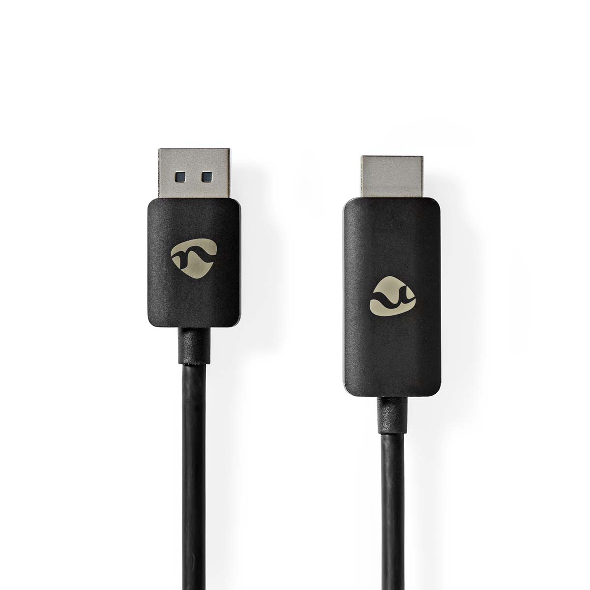 Nedis adaptateur DisplayPort DisplayPort Mâle HDMI™ Connecteur 8K@30Hz Plaqué nickel Droit 1.80 m Rond TPE Noir Boîte