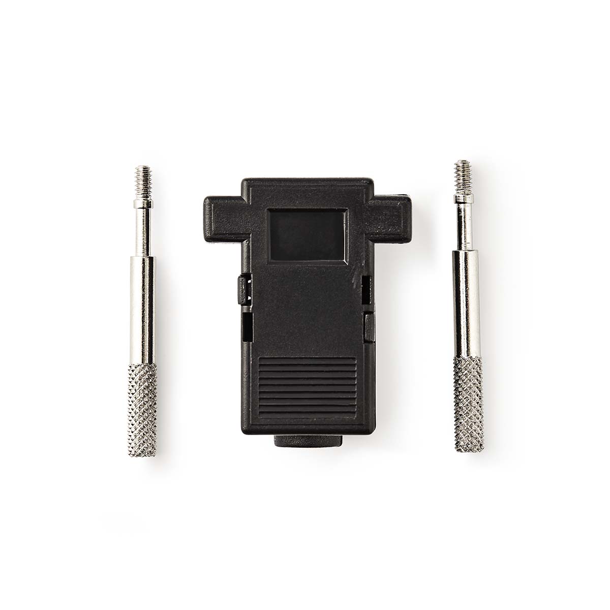 Nedis Connecteur capuchon D-Sub D-SUB 9-Pin Neutre Plaqué nickel PVC Noir Boîte