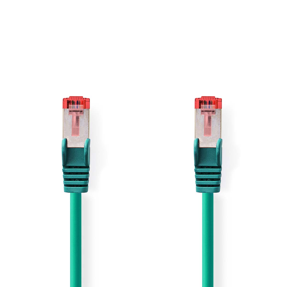 Nedis Câble réseau CAT6 RJ45 Male RJ45 Male S/FTP 10.0 m Rond LSZH Vert Label
