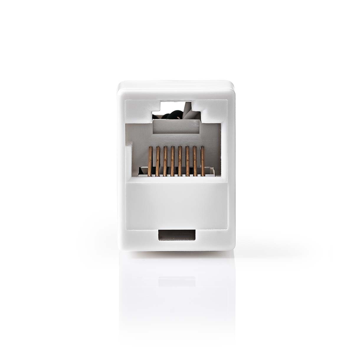 Nedis Coupleur réseau CAT5e Non blindé RJ45 Femelle RJ45 Femelle Droit ABS Boîte