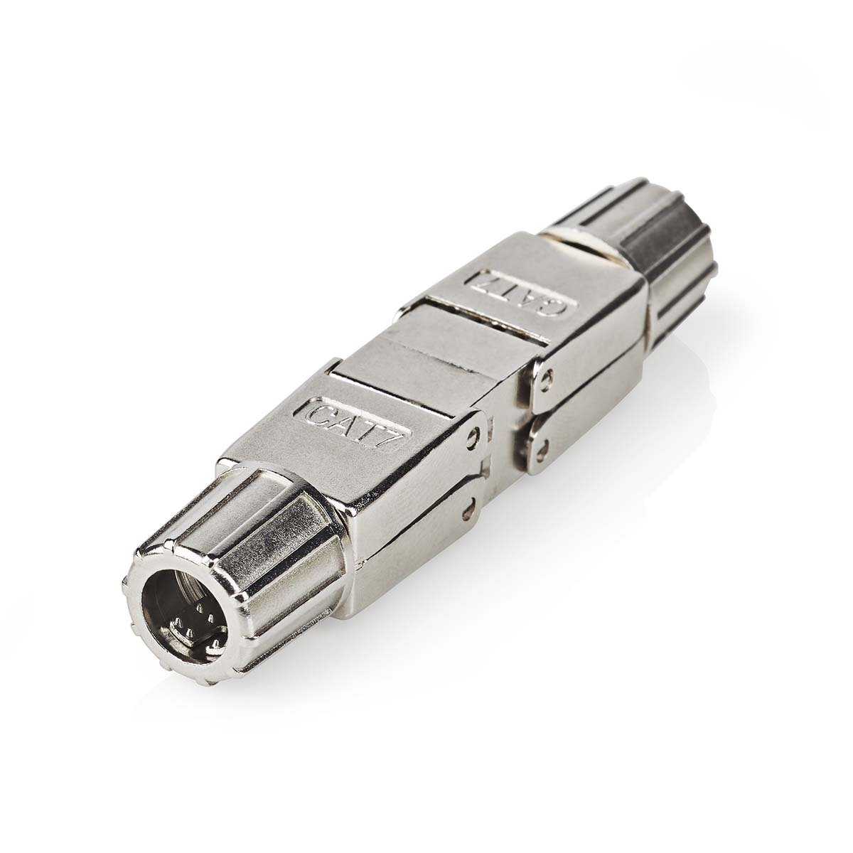 Nedis Coupleur réseau CAT7 Blindé RJ45 Femelle RJ45 Femelle Droit Métal Boîte
