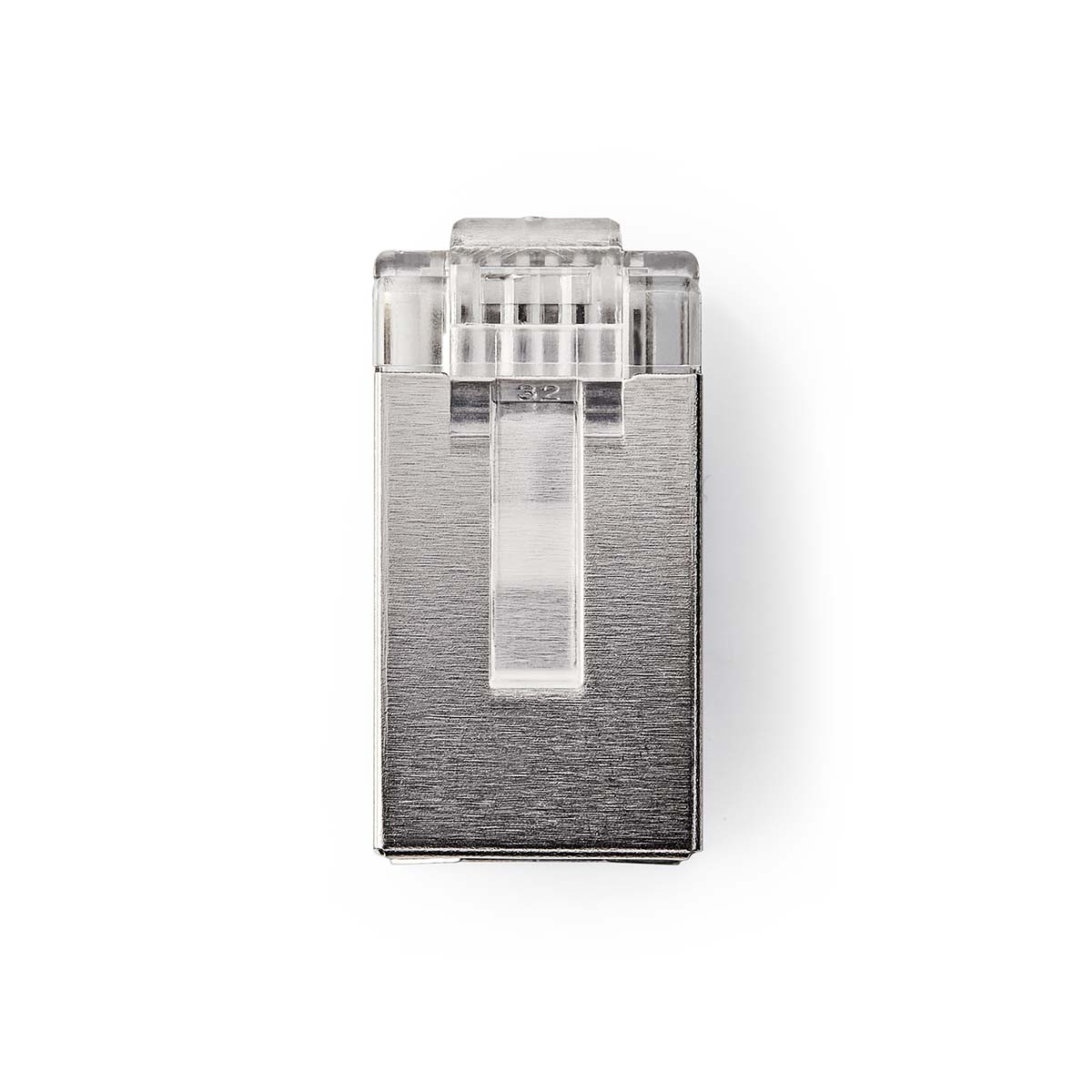 Nedis Connecteur RJ45 Mâle Stranded STP CAT5 Droit Plaqué or 10 pièces PVC Transparent Boîte