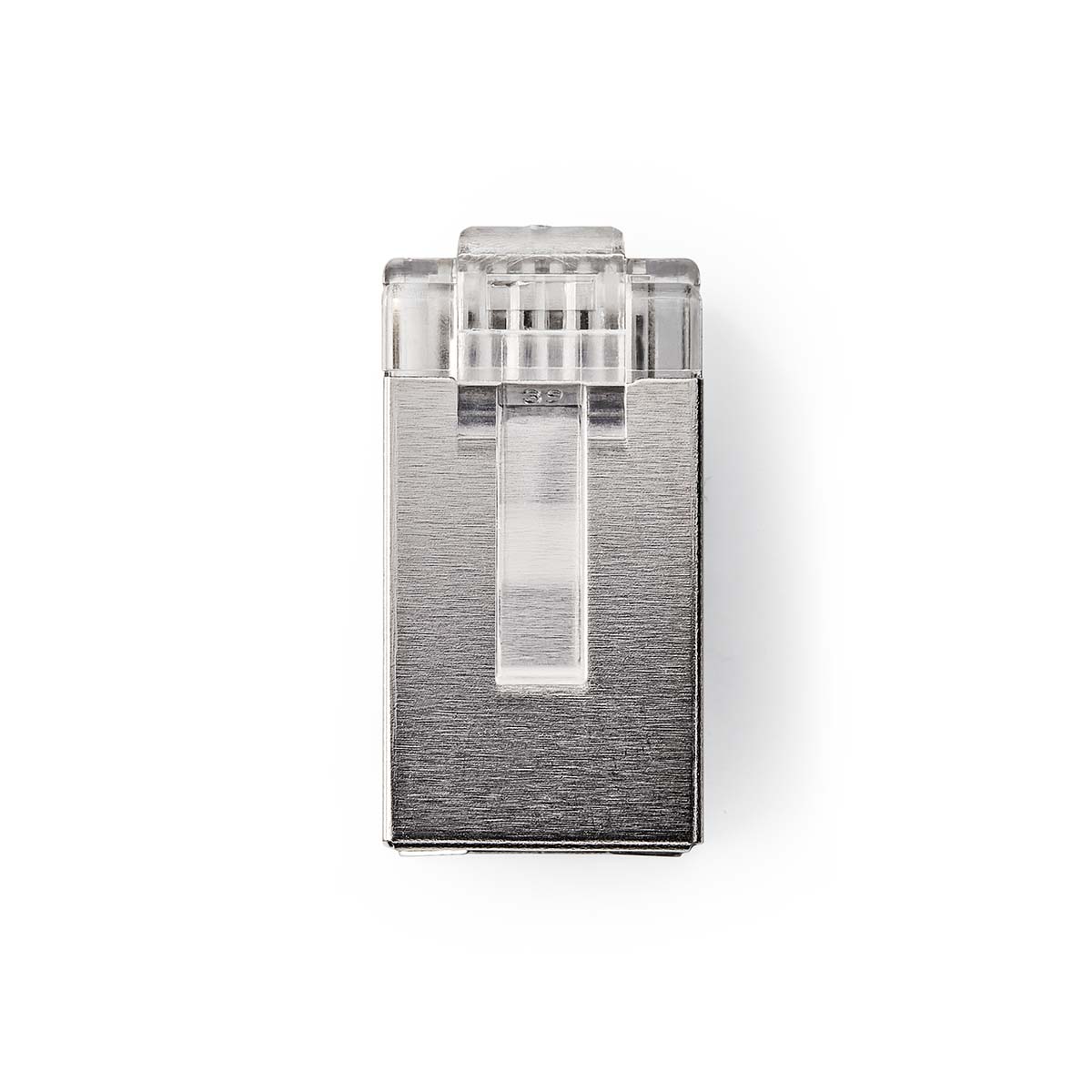 Nedis Connecteur RJ45 Mâle Stranded STP CAT6 Droit Plaqué or 10 pièces PVC Transparent Boîte