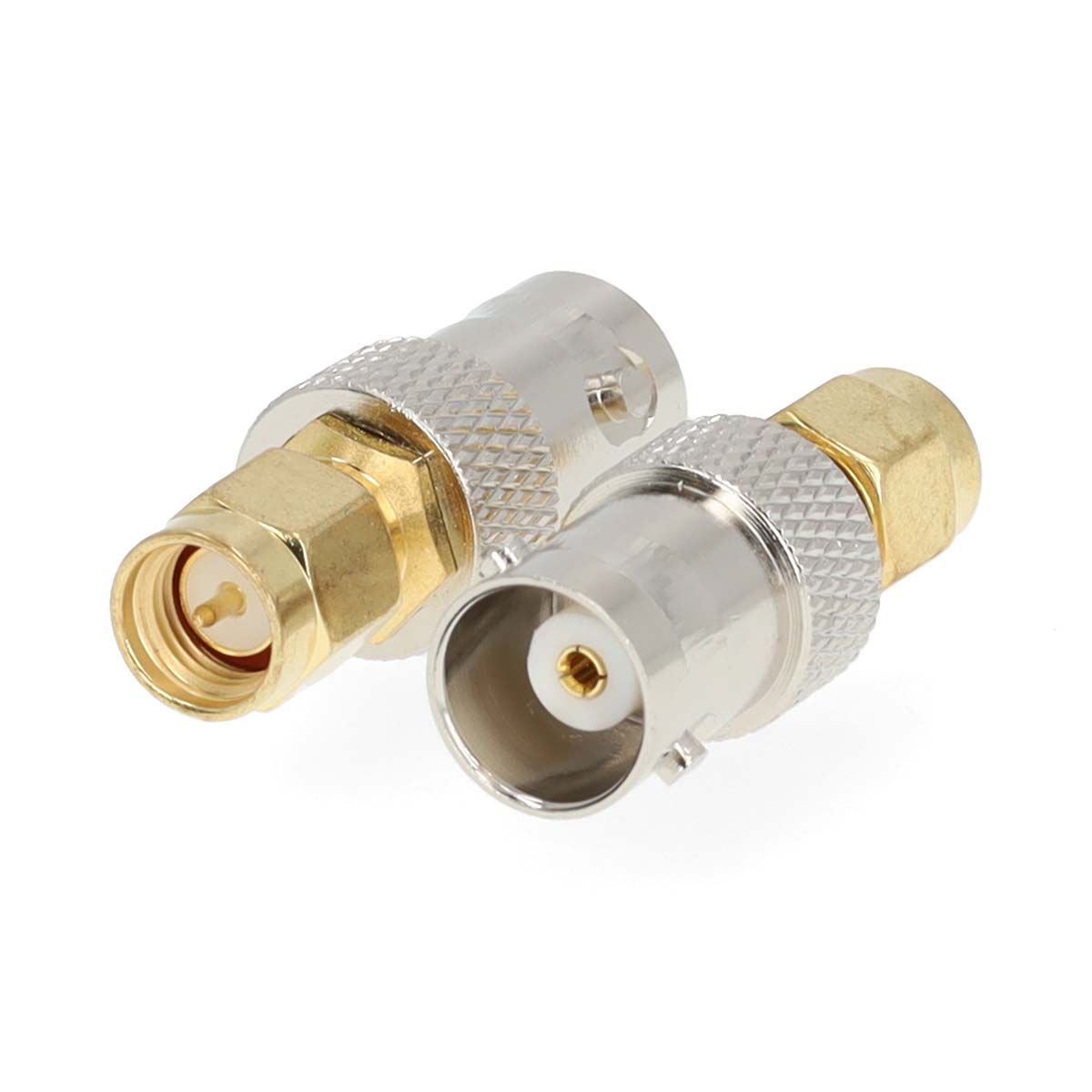 Nedis Adaptateur SMA SMA Mâle BNC Female Plaqué or 50 Ohm Droit Cuivre Or 2 pièces Boîte
