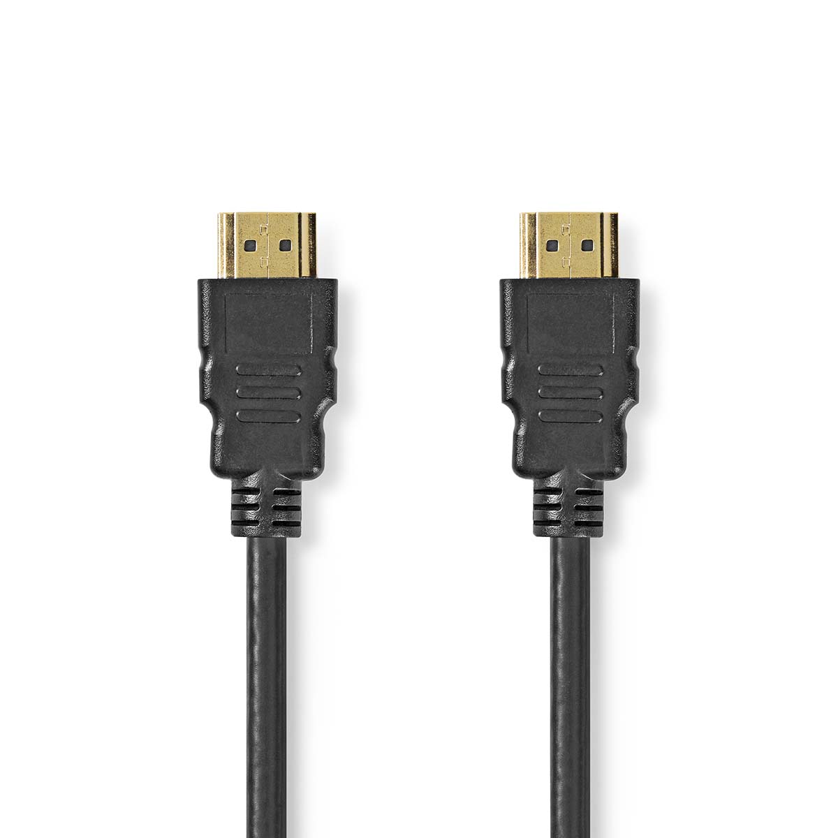 Nedis Câble ultra haute vitesse HDMI HDMI™ Connecteur HDMI™ Connecteur 8K@60Hz 48 Gbps 1.00 m Rond 6.0 mm Noir Label