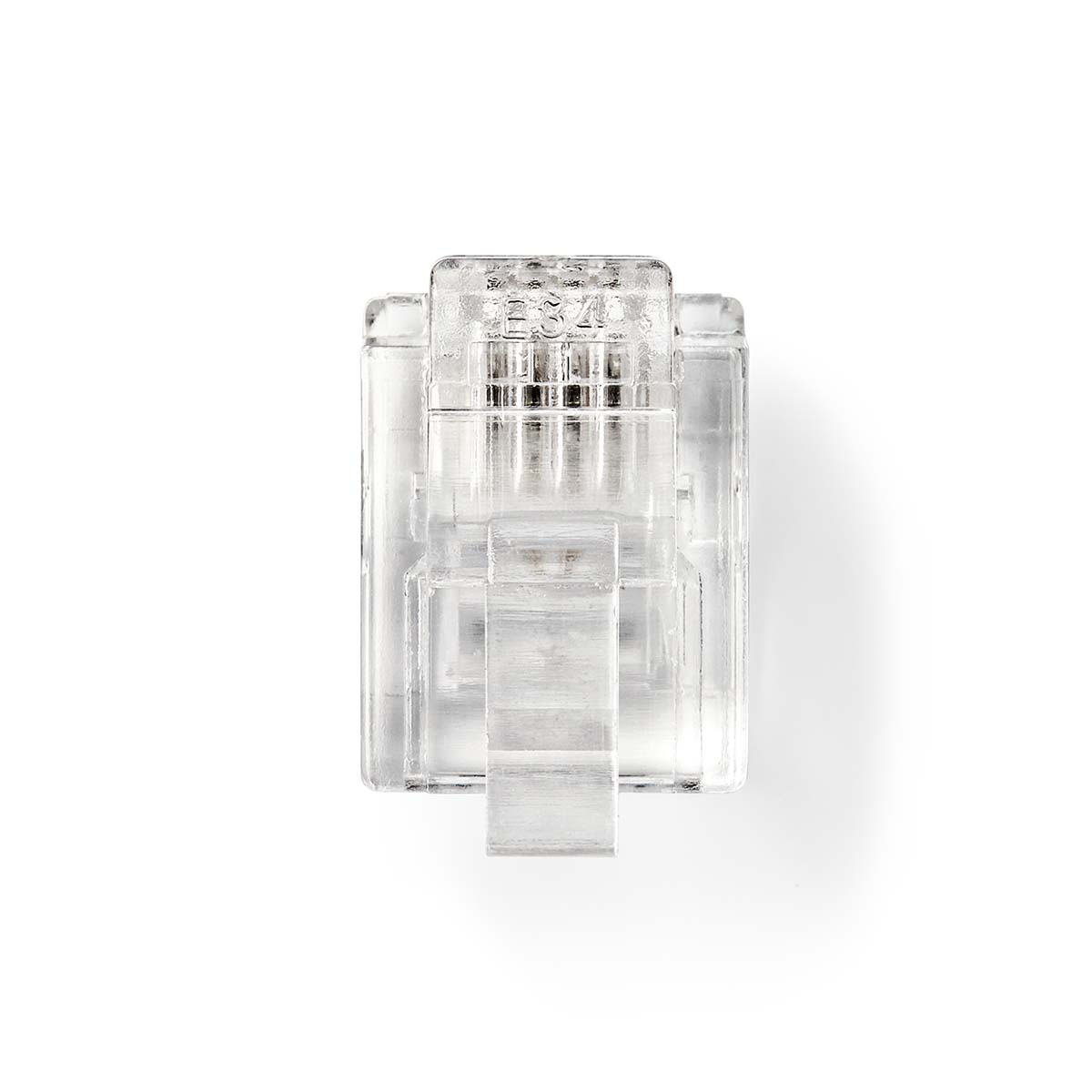 Nedis Connecteur Telecom Type de connecteur: RJ11 Droit Placage: Plaqué or PVC Transparent