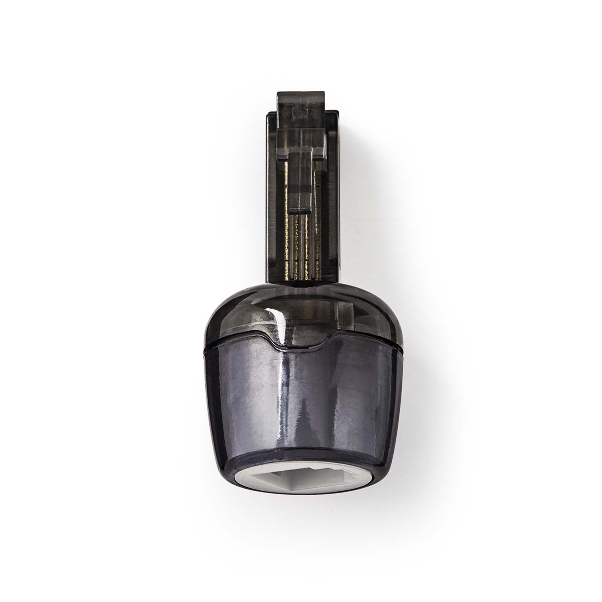 Nedis Adaptateur Telecom anti-torsion Type de connecteur: RJ10 Type d'adaptateur: Adaptateur PVC Noir / Transparent