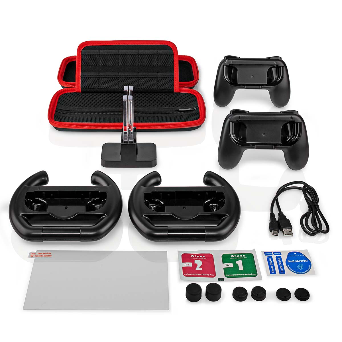 Nedis Kit de démarrage de jeu Compatible avec: Nintendo Switch (OLED) 13-in-1
