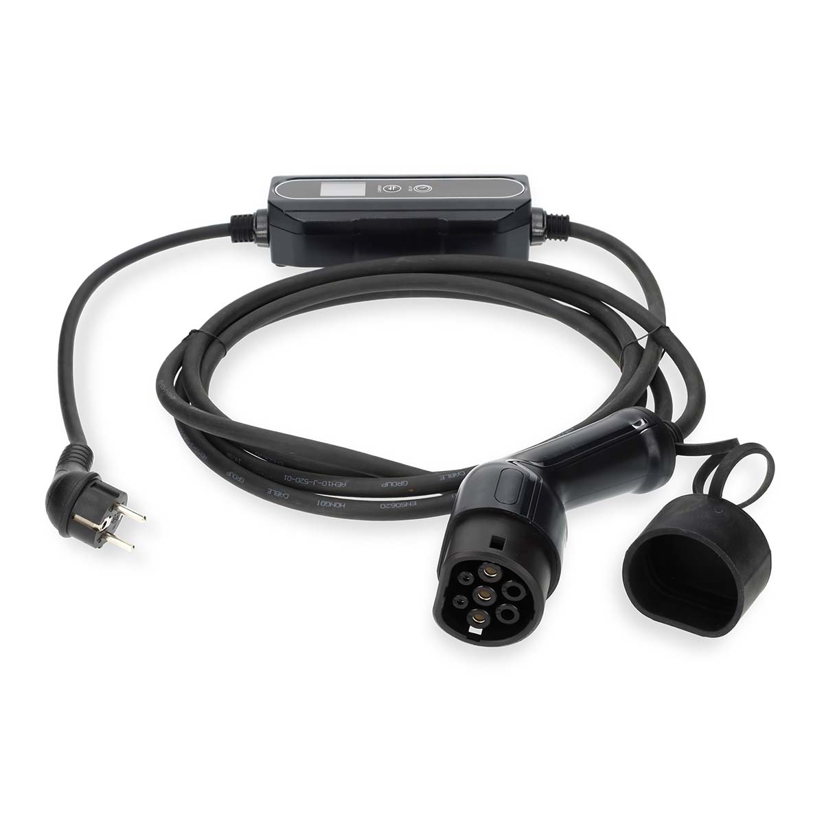 Nedis Chargeur portatif de véhicule électrique AT-N05V3V3-F 3G1.5 1380 / 2300 / 3680 W 6 / 8 / 10 / 13 / 16 A 1 Phase 5.00 m Noir Boîte