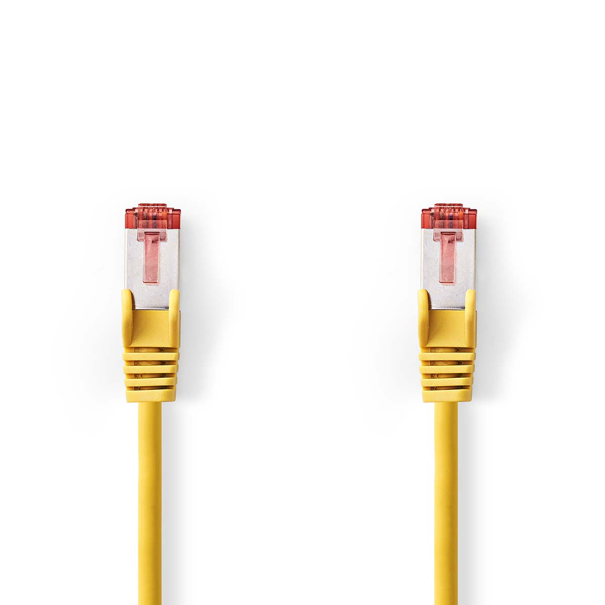 Nedis Câble réseau CAT6 RJ45 Male RJ45 Male S/FTP 15.0 m Rond LSZH Gris Label
