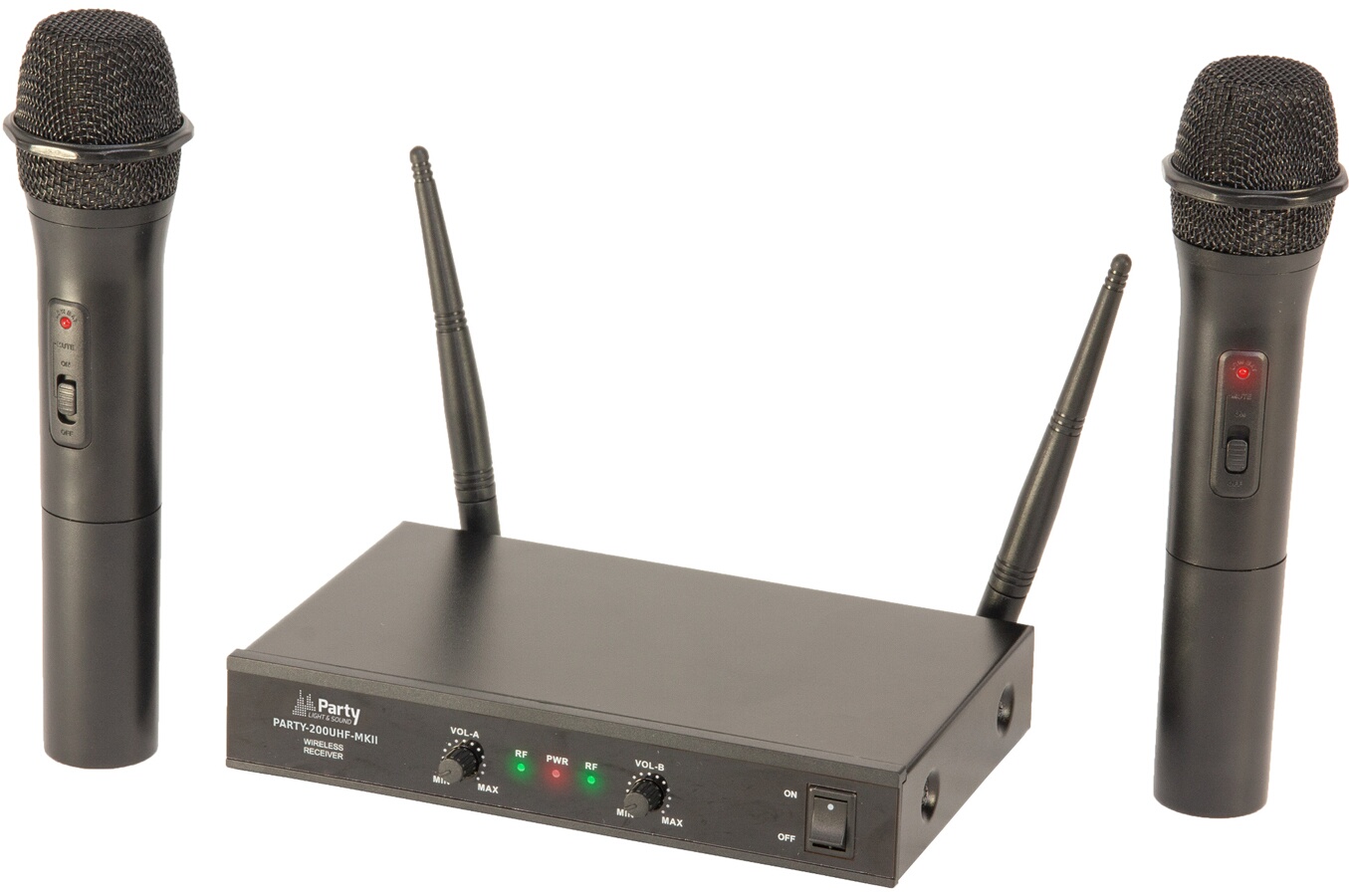 Party Lecteur Karaoké Micros 200UHF-MKII Noir