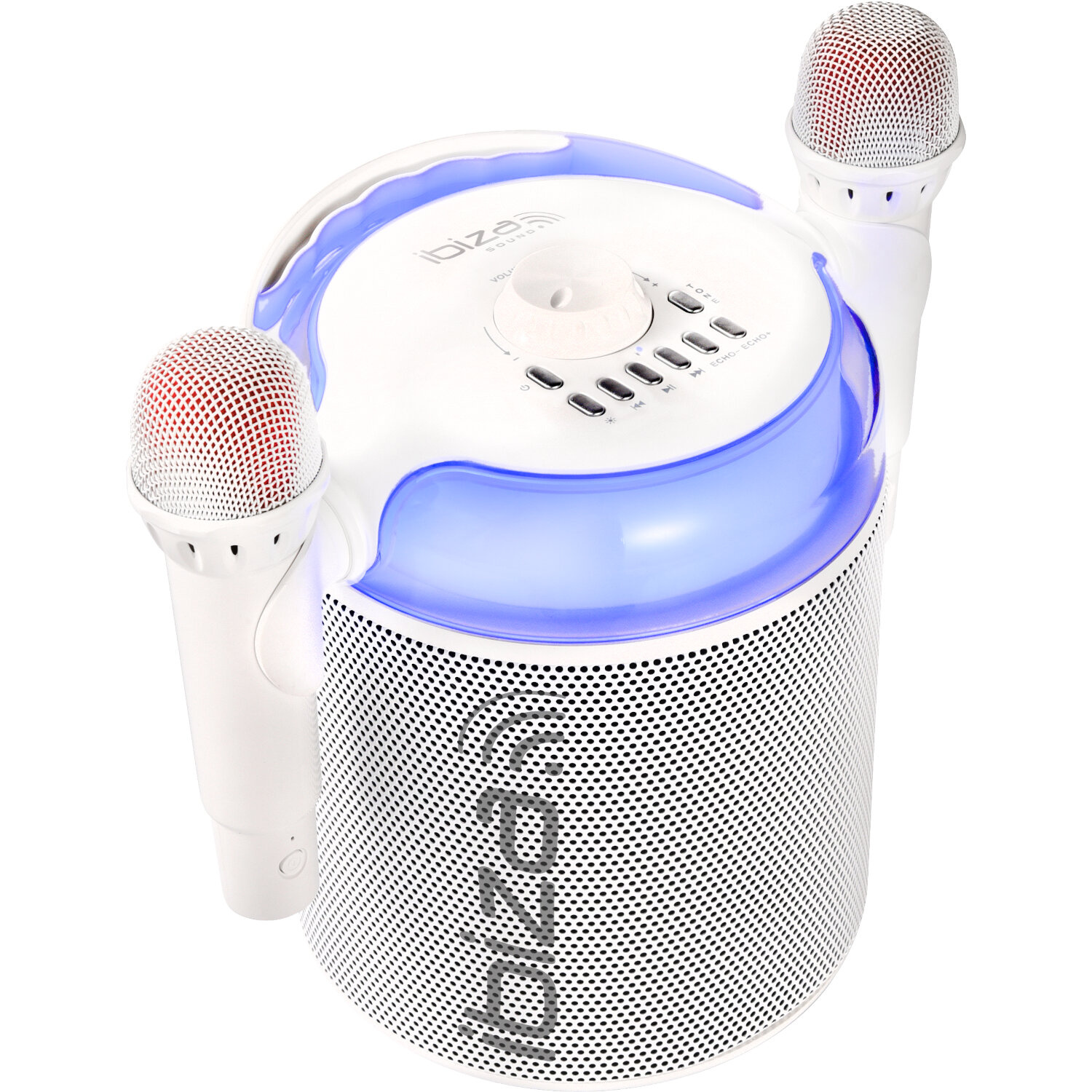 Ibiza Enceinte Bluetooth Autonome Spécial « Karaoke » 120W