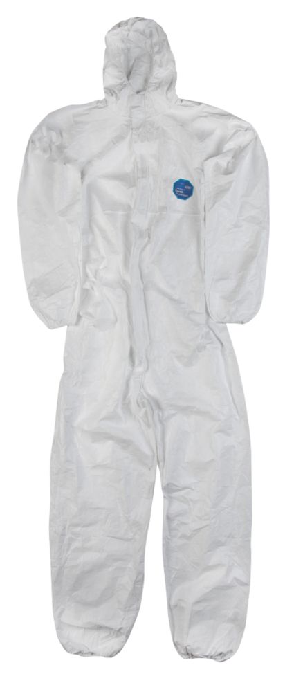 Dupont Tyvek Combinaison de protection jetable à capuche classique CH5 blanche taille L