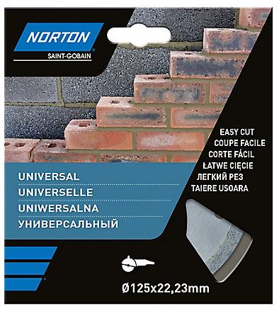 Norton Disque diamant discontinu 125x22,2 mm