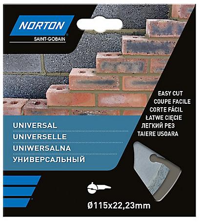 Norton Disque diamant discontinu 115x22,2 mm