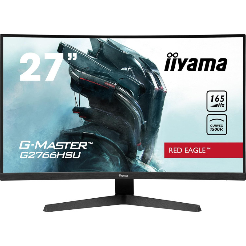 IIYAMA Écran PC Gamer Incurvé G2766HSU 27 Pouces Reconditionné