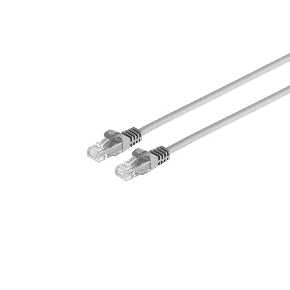 SHIVERPEAKS Shiverpeaks RJ45 Patchkabelverl. mit Rohkabel, CAT7, 2m grau