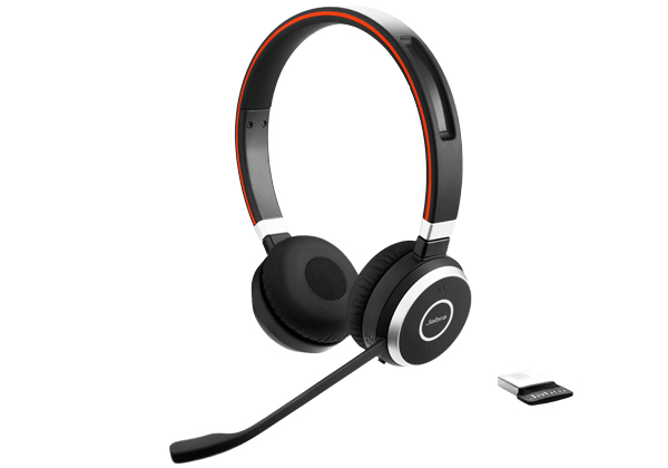 JABRA Casque sans fil à réduction de bruit passive Evolve 65 SE